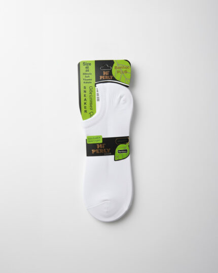 erkek bambu sneakers 40-45 çorap modeli, nefes alan dikişsiz bambu kumaşlı erkek sneaker çorap beyaz