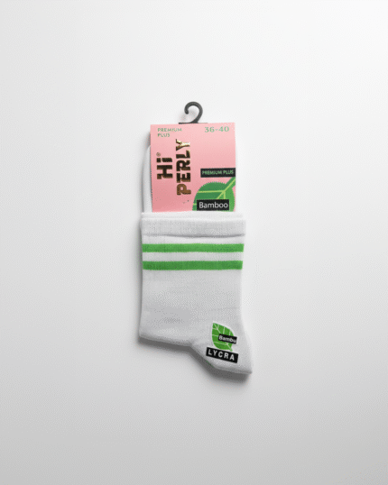 Kadın Bambu Kolej Çorap 36-40 Numara Çizgili | Rahat, Şık ve Dikişsiz