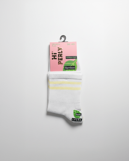 kadın bambu kolej çorap 36-40 numara çizgili gri beyaz model, nefes alan yumuşak dokulu dikişsiz çorap